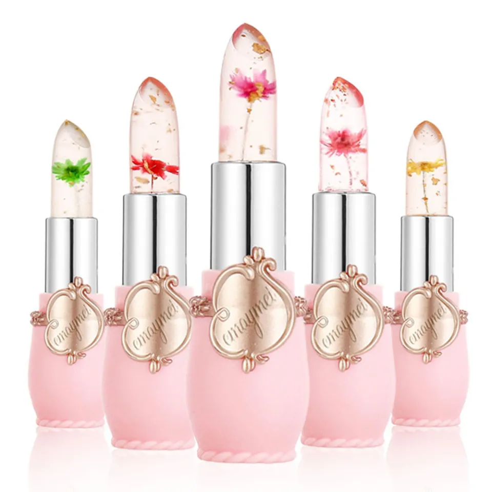 Crystal Jelly Lip Balm Lipstick Flower (6 pcs)